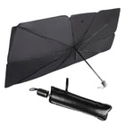 Foldable Car Windshield Sun Shade Umbrella – UV Protection Heat Insulation Front Window Parasol