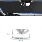 Foldable Car Windshield Sun Shade Umbrella – UV Protection Heat Insulation Front Window Parasol