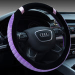 Short Plush Steering Wheel Cover 38cm – Soft Universal Car Handle Protector Anti-Slip Winter Accessory