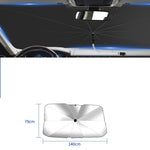 Foldable Car Windshield Sun Shade Umbrella – UV Protection Heat Insulation Front Window Parasol